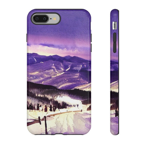 Vail Colorado at Christmas - Impact Resistant Phone Case iPhone 8 Plus Glossy